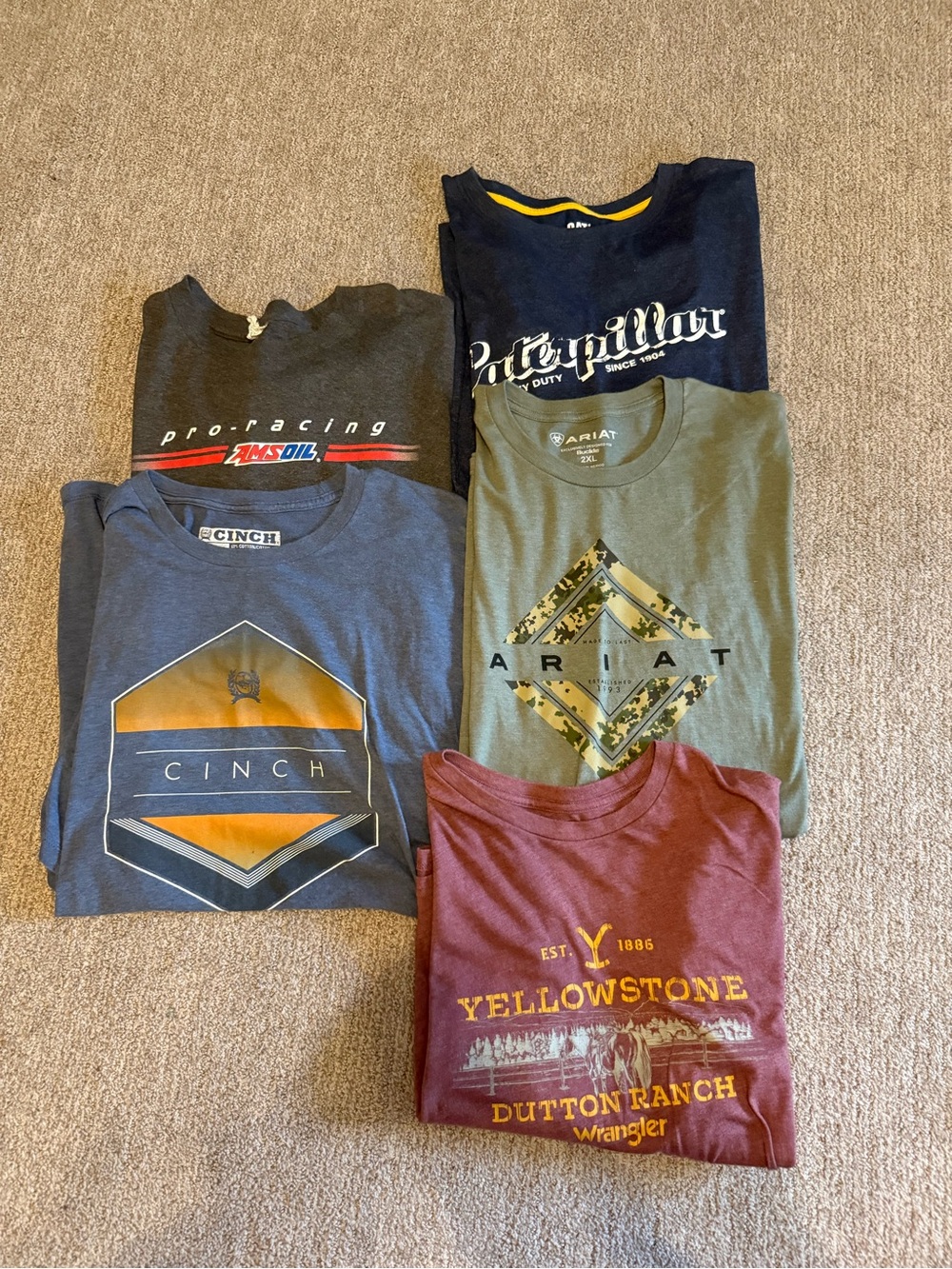 Bundle of 5 men’s 2XL shirts